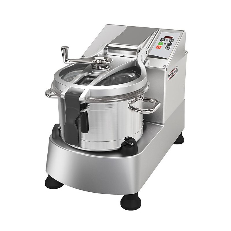 Cutter mélangeur émulsionneur 11,5 L, 2 vitesses 1500 et 3000 tr/min DK120S2 – DITO SAMA