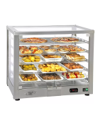 Vitrine chaude chaleur sèche
