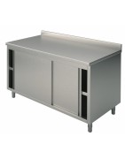 Meuble bas inox