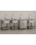 Plonges professionnelles en inox
