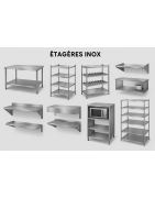 Etagères inox professionnelles
