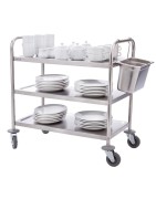 Chariots de Service Professionnels pour CHR | Robustesse & Ergonomie