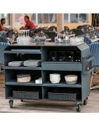 Mobiliers de service en salle